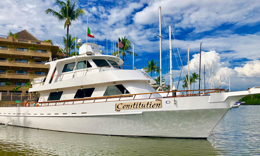 long range fishing yacht